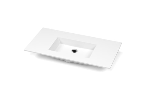 Plan lavabo Pure Solid Muse PM00001 B angle