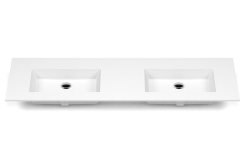 Plan lavabo Muse double PM00002 B