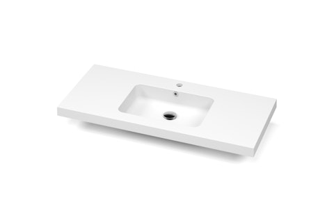 Plan lavabo Pure Solid Obe 2po LOWP001 A 36 angle