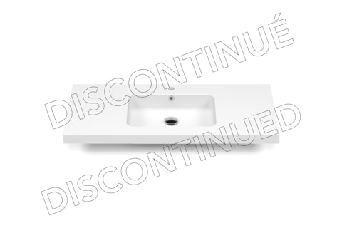 Plan lavabo Pure Solid Obe 2po LOWP001 A 36 face disc