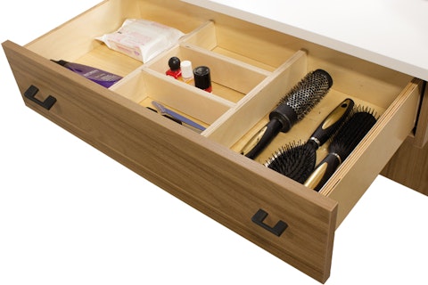 Neolito bas coiffeuse tiroir separateurs