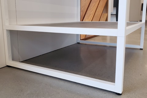 Vanico Fuzion Salle eau pietement blanc