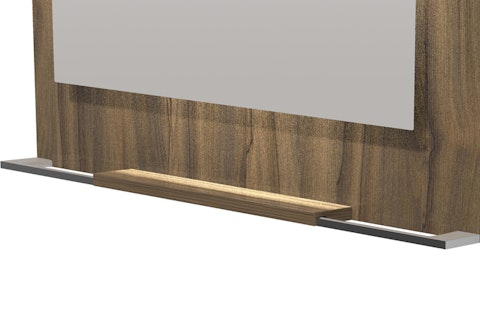 Vanico Salle deau tete tablette et barre droites