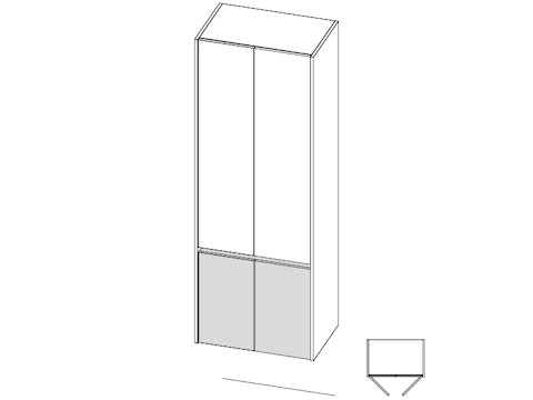 Cubik Blok KM90 E008 avec Top