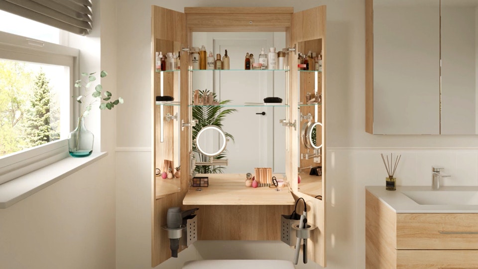 Neolito coiffeuse compacte