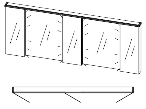 Plaza Metal miroir pharm PM6 P5200 avec Top