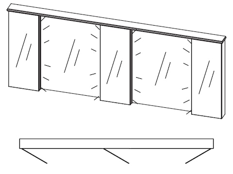 Plaza Trans miroir pharm PT6 P5200 avec Top