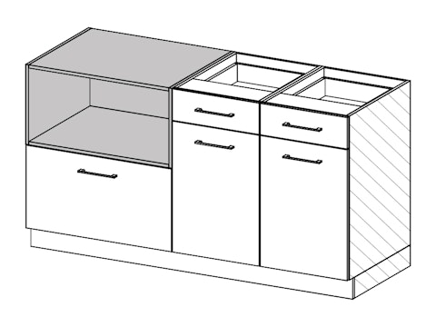 Sdl contemp cais bas 1n 30 dbl 18 d YCB5012 X