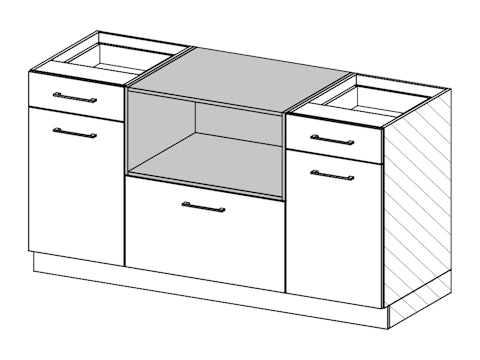 Sdl contemp cais bas 1p 1n l30 l18 YCB3010 X
