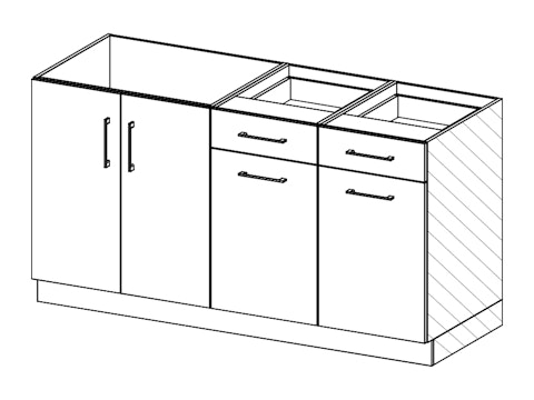 Sdl contemp cais bas 2p 30 dbl 18 d YCB5002 X