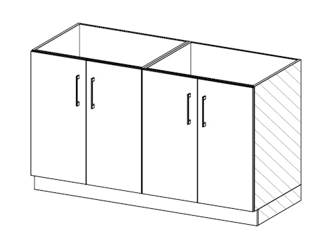 Sdl contemp cais bas 2p dbl l30 YCB4001 X