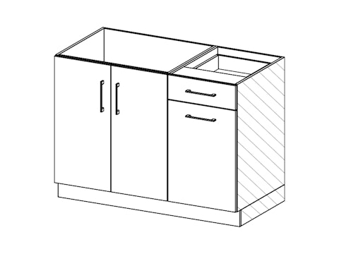 Sdl contemp cais bas 2p l30 l18 d YCB20002 X