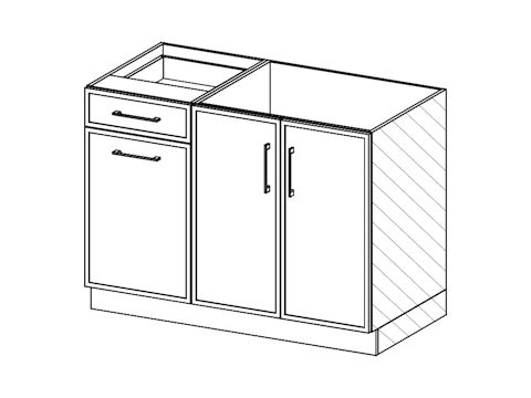 Sdl frame cais bas 2p l30 l18 g YFB2001 X