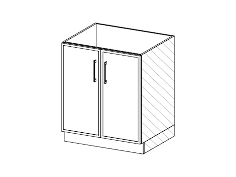 Sdl frame cais bas 2p p23 5 l30 YFB1000 X